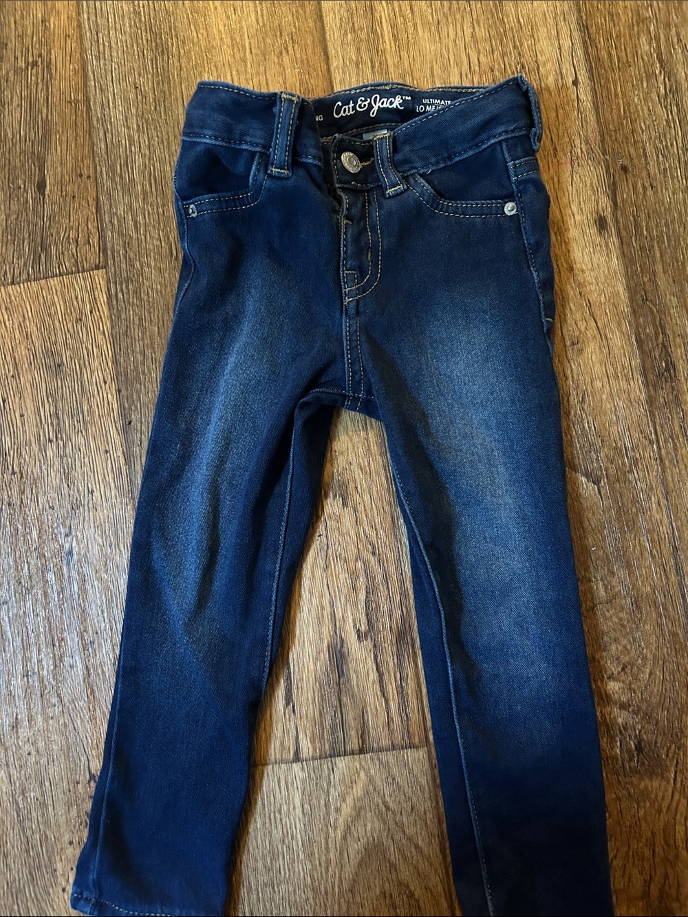 Cat & Jack Girls' Navy Blue Stretch Denim Jeggings